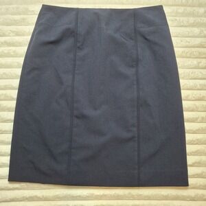 Gianni Bini Navy Blue Pencil Skirt Career Office Wear Size 4 99GBM417